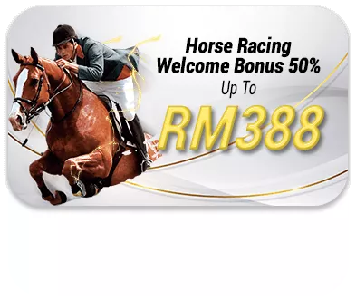 Horse Racing Welcome Bonus 50% Up To RM388